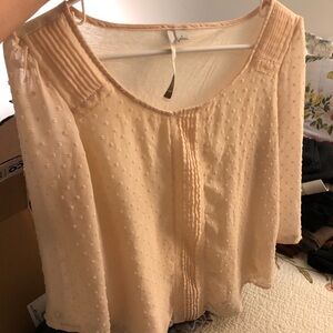 Elegant Peach Blouse